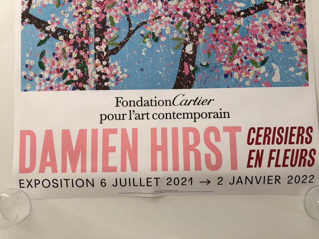 Damien Hirst - Cerisiers en fleurs - poster title Fragility Blossom (1/6) - 2020 r. #3.2