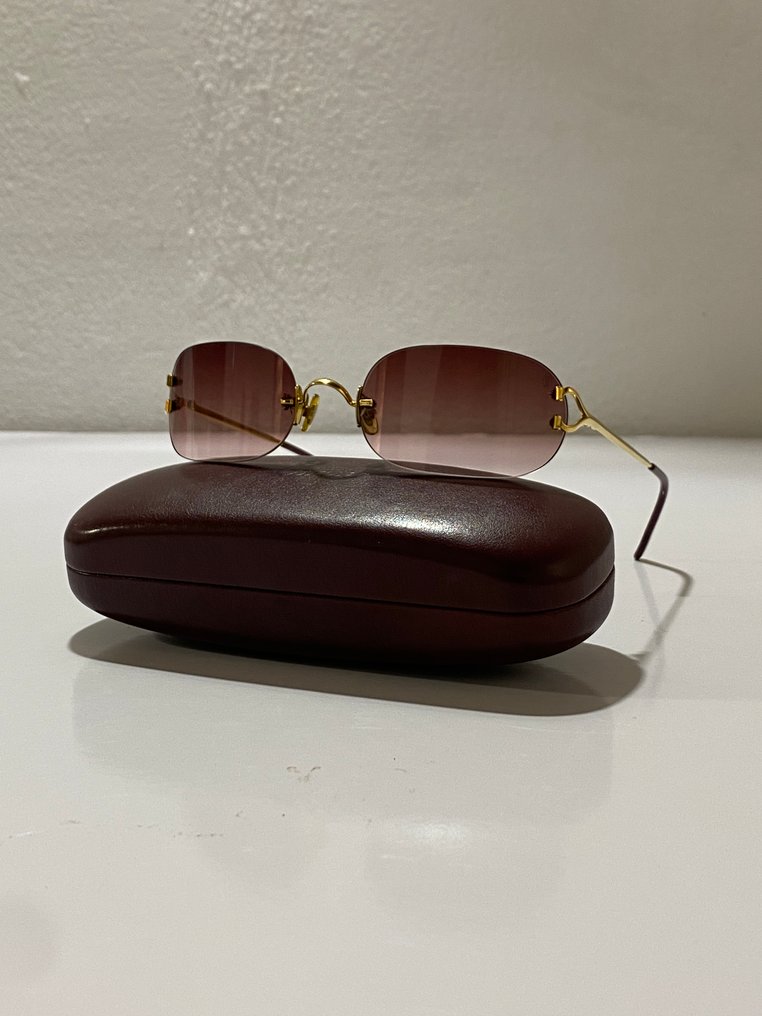 Cartier - C Decor Rimless - 太阳镜 #1.0