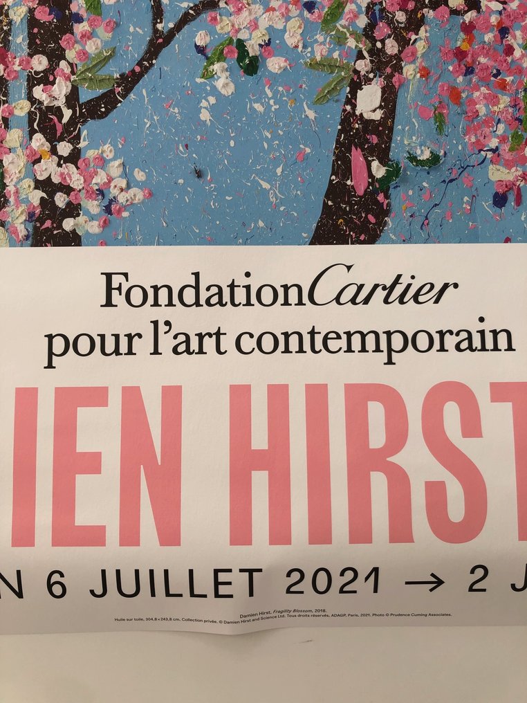 Damien Hirst - Cerisiers en fleurs - poster title Fragility Blossom (1/6) - 2020 r. #2.1