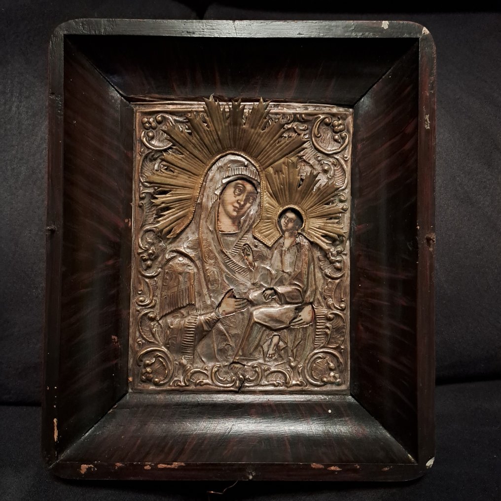 Εικόνα - Μητέρα του Θεού του Σμολένσκ - Ξύλο, Γυαλί, Ορείχαλκος #2.1