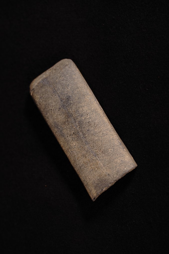Viking Era Stone sharpening stone for knives, 7,7 x 3,5 cm. Ex-Museum #2.1
