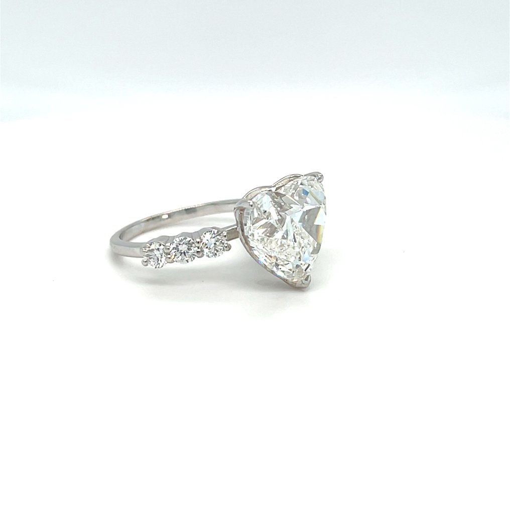 Gyűrű - 14 kt. Fehér arany - 8.00ct. tw. Gyémánt (Laboratóriumban előállított) - Gyémánt #3.2