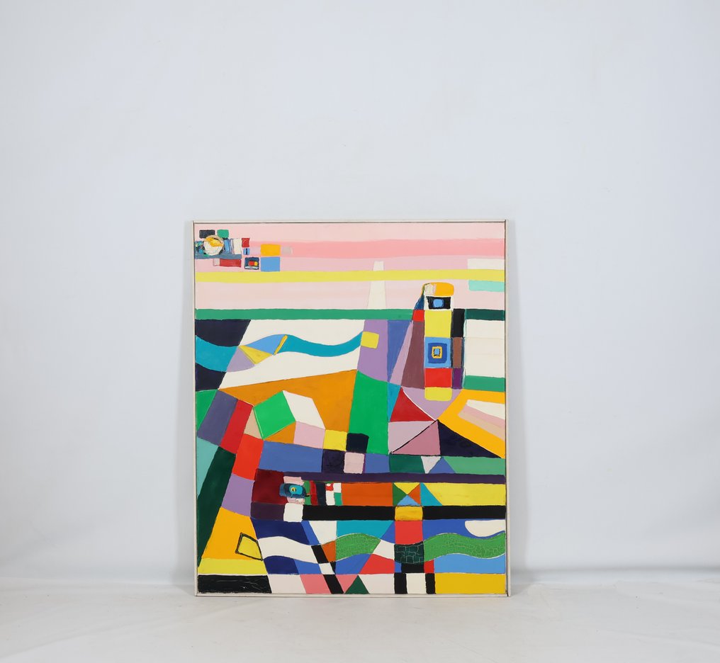 Willem Adams (1937-2022) - Open landschap #1.0