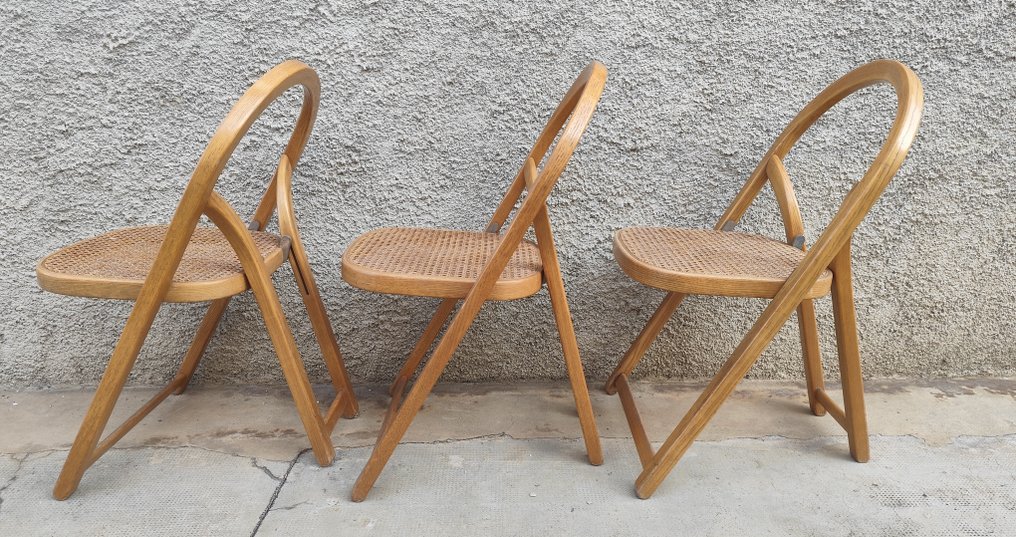 Crassevig - Gigi Sabadin - Arca - Καρέκλα (3) - Ξύλο, Rattan - τα 70s #4.3