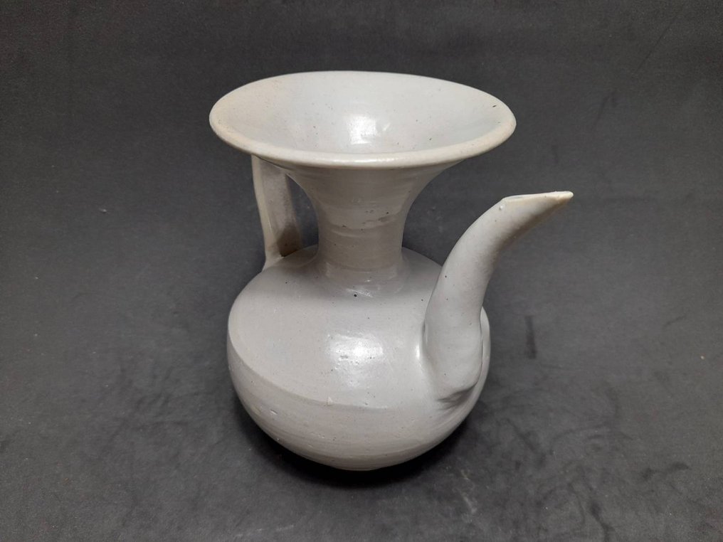 Κλίβανος του Τσιτζου λευκός πορσελάνινος κανάτας νερού - 13.6 cm #3.2