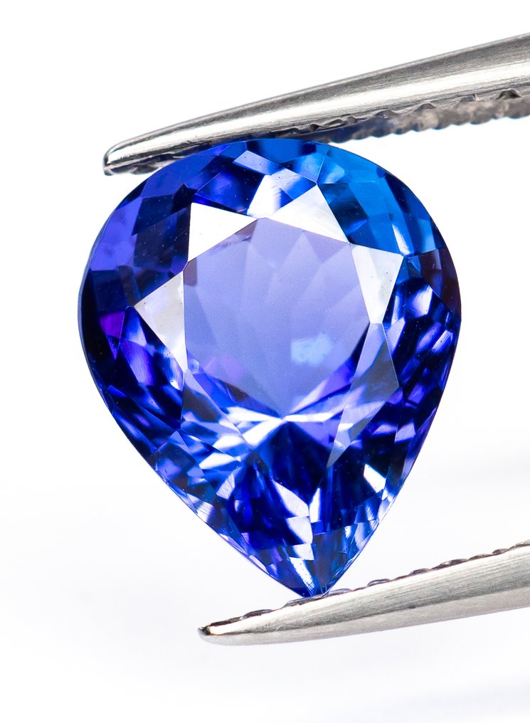 没有保留价 坦桑石  - 2.70 ct - Bellerophon 宝石实验室 - 紫蓝色 #1.0