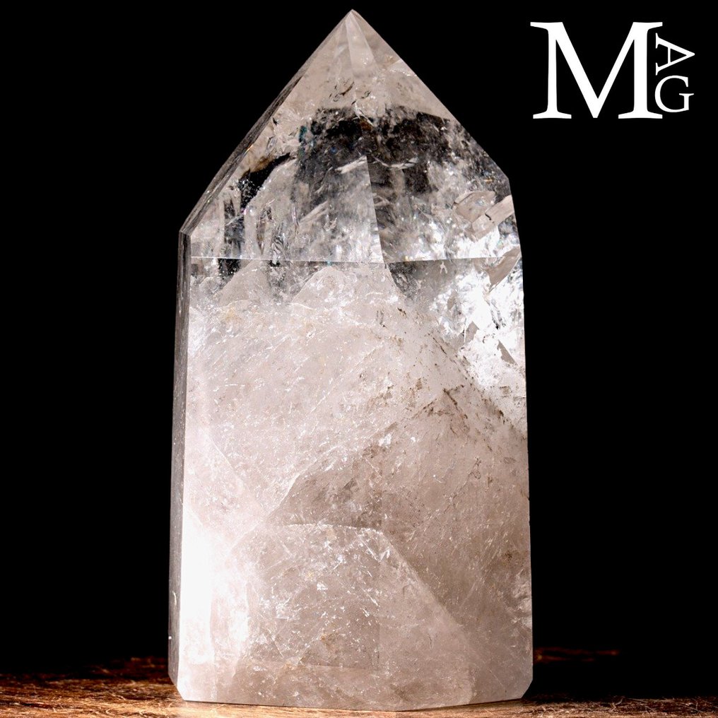 Energetic Quartz Point - Extra Quality - Quartz Obelisk - Altezza: 282 mm - Larghezza: 160 mm- 8787 g #4.3