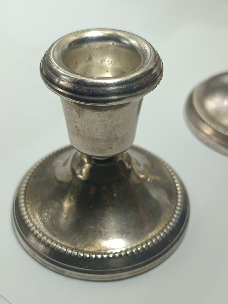Candeliere (2) - .925 argento - Candelabri d'argento #1.0
