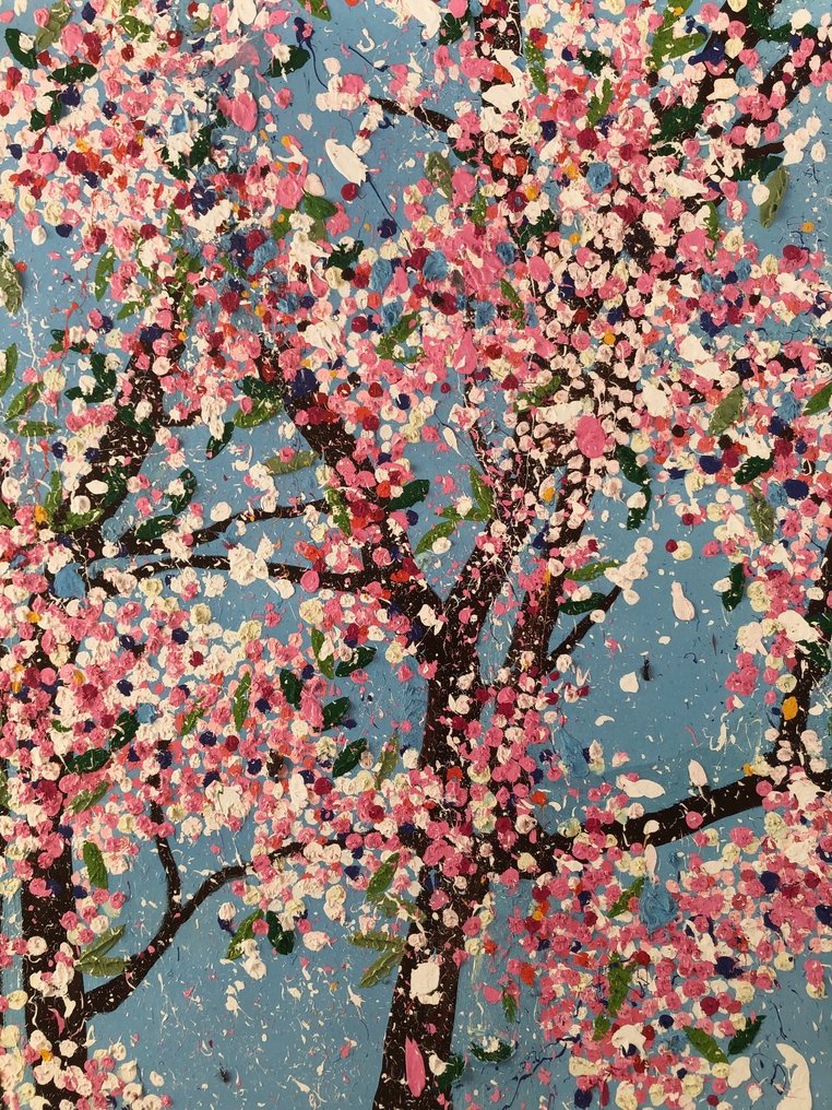 Damien Hirst - Cerisiers en fleurs - poster title Fragility Blossom (1/6) - 2020 r. #1.0