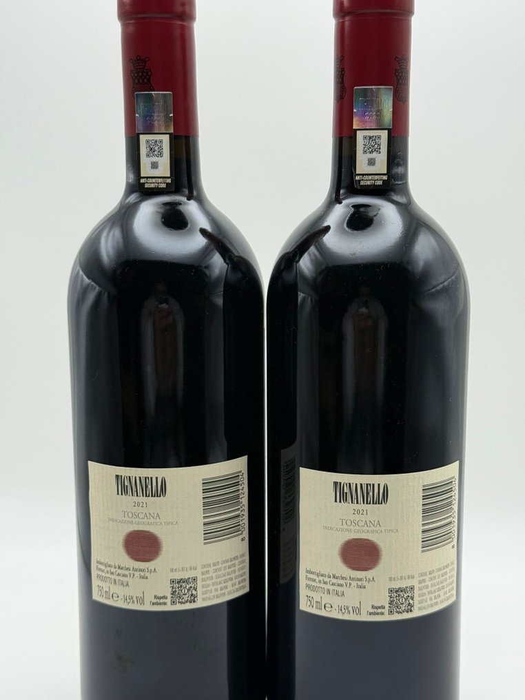 2021 Marchesi Antinori, Tignanello - Τοσκάνη IGT - 2 Bottles (0.75L) #2.1