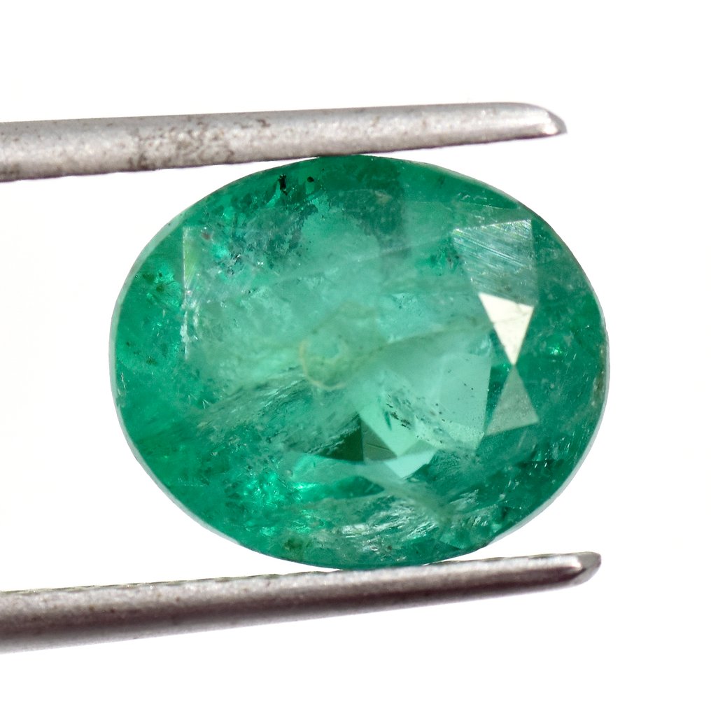 Zonder Minimumprijs - 1 pcs  Groen Smaragd  - 2.66 ct - Antwerp Laboratory for Gemstone Testing (ALGT) - Zonder reserveprijs #1.0