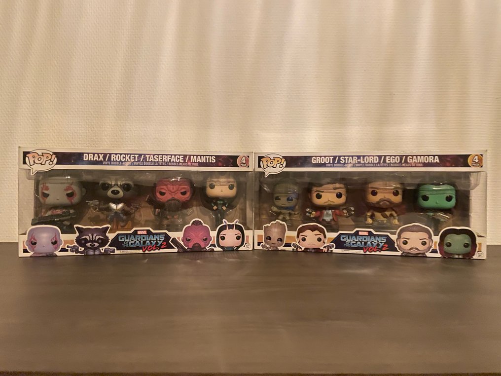 Funko - Funko Pop Funko Pop! Collectie – 20+ stuks – Marvel, Guardians of the Galaxy 4-packs, Captain America: Civil #1.0