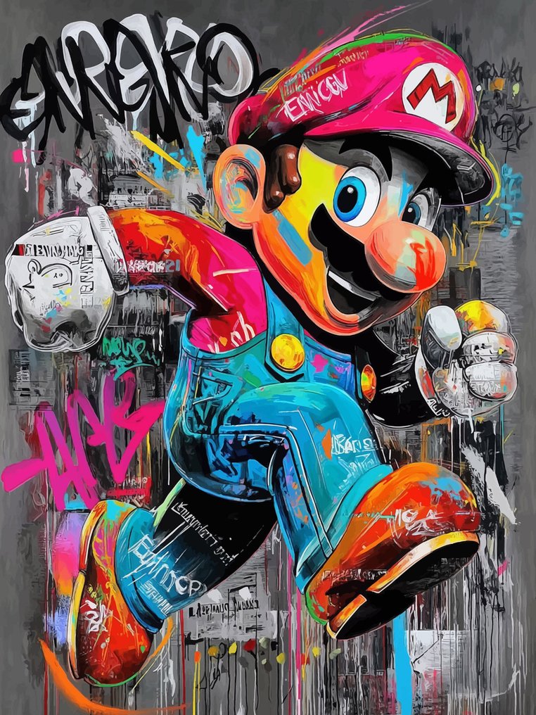 IPR Graph - El salto del héroe – Mario Bros en explosión de color #1.0