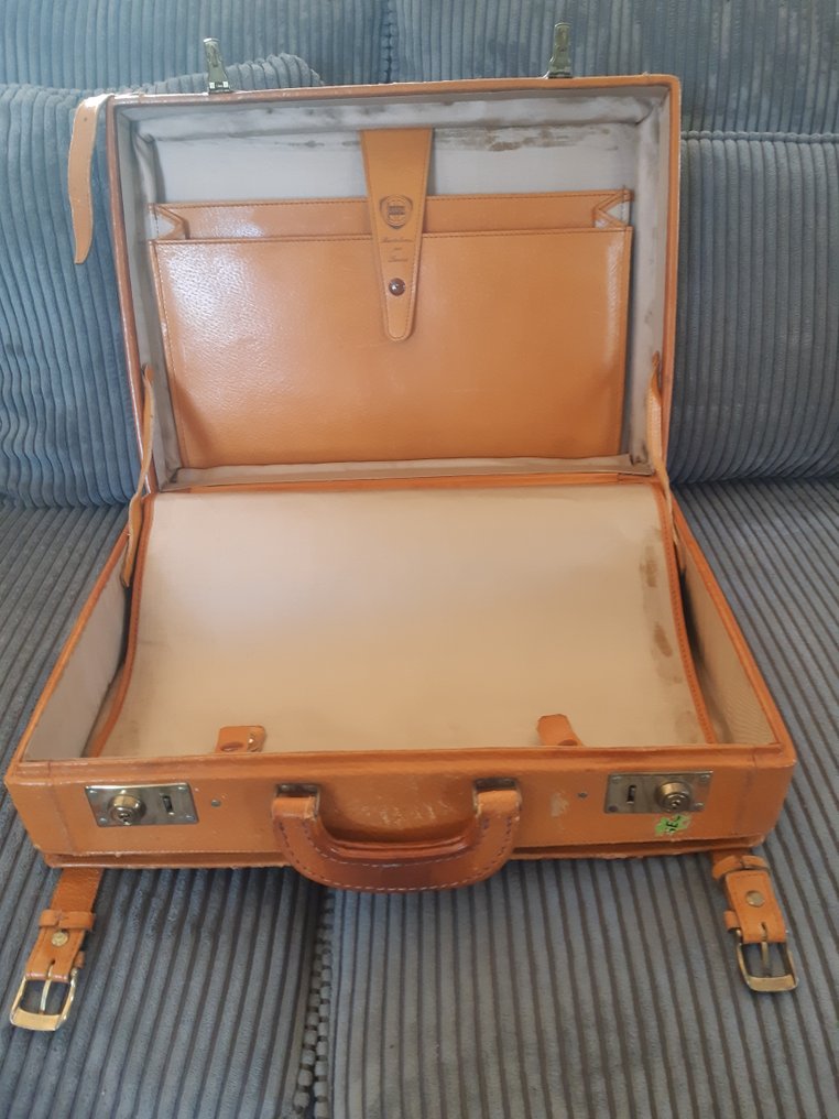 Suitcase - Lancia - Cuir cognac #1.0