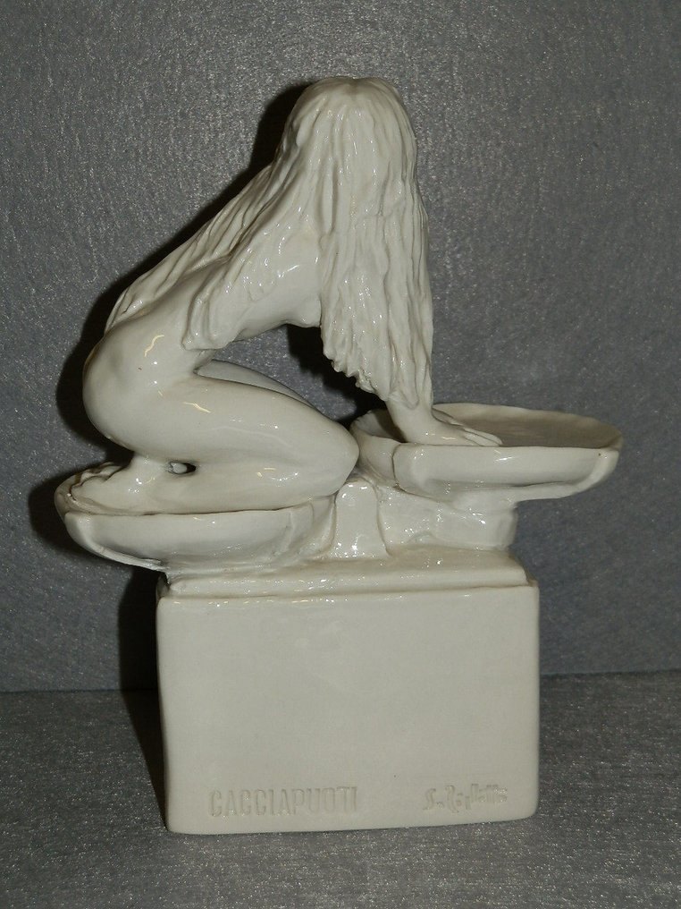 Cacciapuoti - Statuetta - Libra - Ceramica #3.2