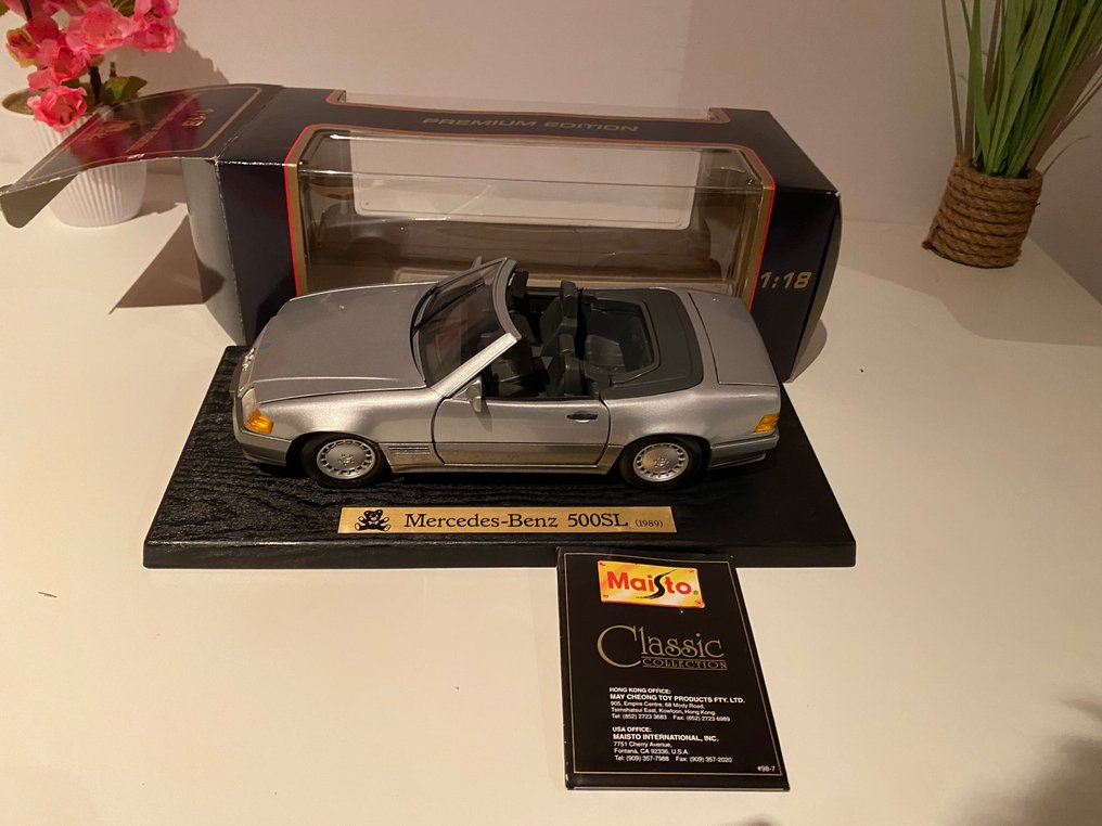 Playbear 1:18 - Αυτοκίνητο μοντελισμού - Mercedes-Benz 500 SL - Έκδοση Premium #3.2