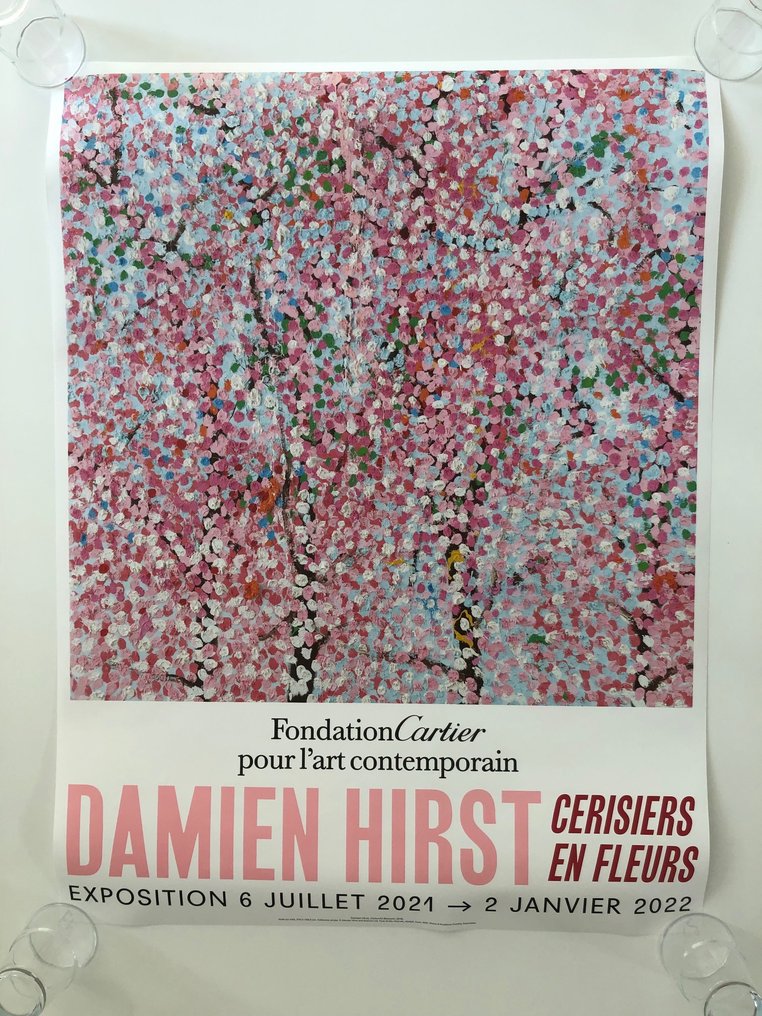 Damien Hirst - Cartier Foundation - Cerisiers en Fleurs title Colourful Blossom (1/6) - Década de 2020 #4.3