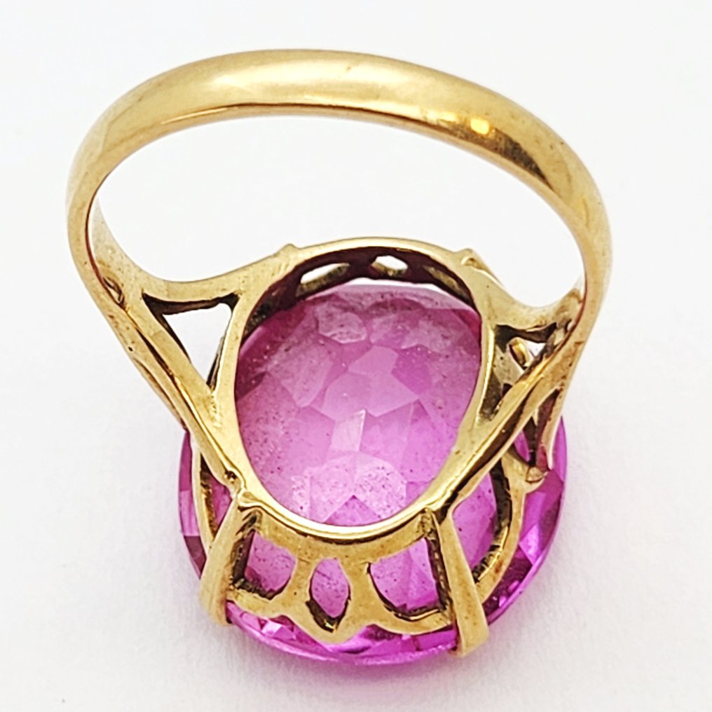 Bague - 18 carats Or jaune -  10.00ct. tw. Améthyste #4.3