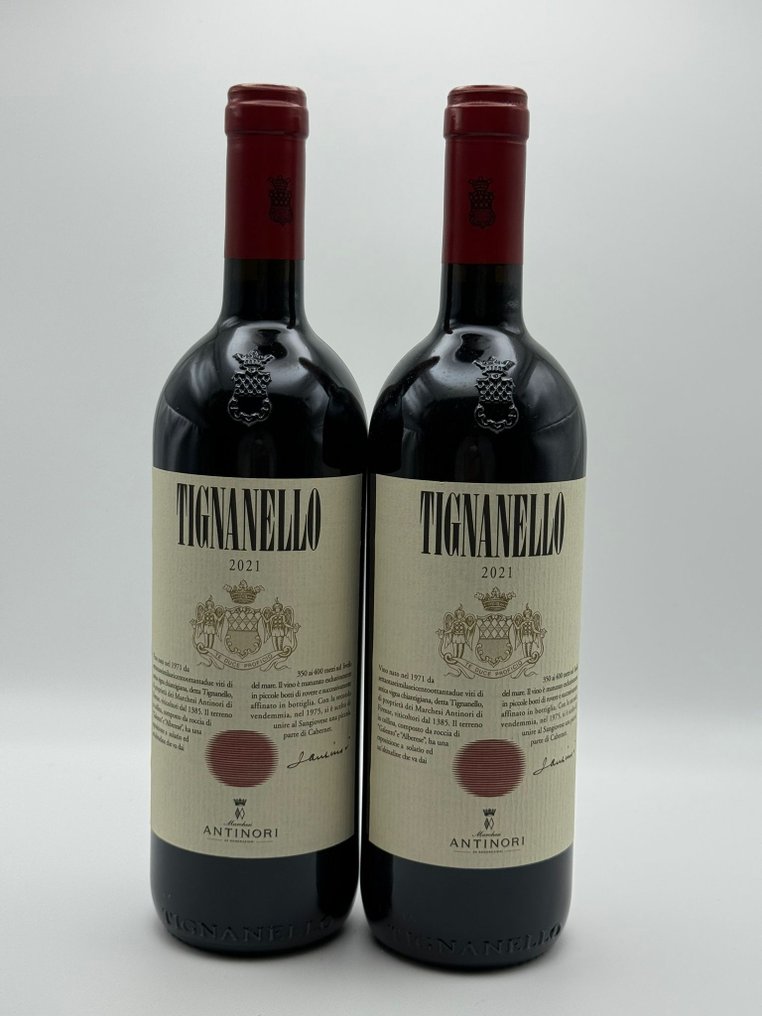 2021 Marchesi Antinori, Tignanello - Τοσκάνη IGT - 2 Bottles (0.75L) #1.0