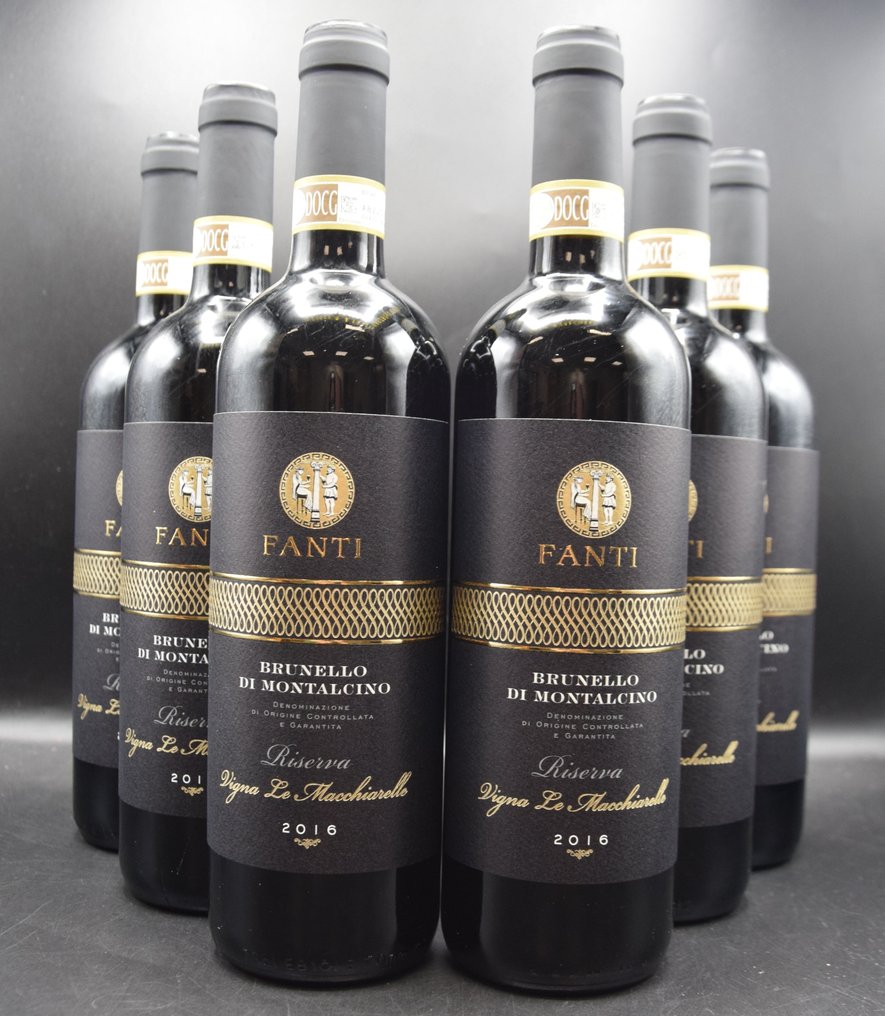 2016 Fanti, " Vigna Le Macchiarelle " - Μπρουνέλο ντι Μονταλσίνο DOCG, Riserva - 6 Bottles (0.75L) #1.0
