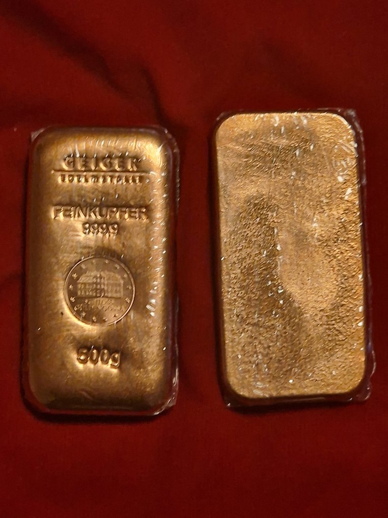 1 χιλιόγραμμο, copper .999 - Geiger Schloss  Güldengossa - Sealed  (χωρίς τιμή ασφαλείας) #2.1