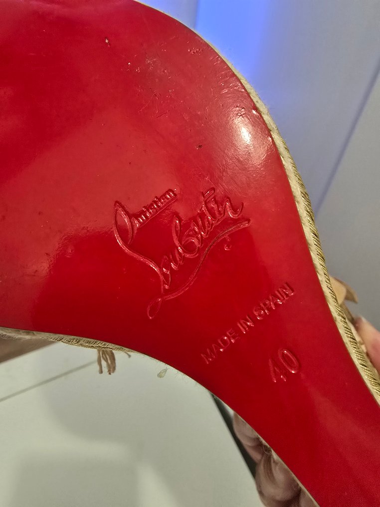 Christian Louboutin - Sandalen mit Keilabsatz - Größe: EU 40 #4.3