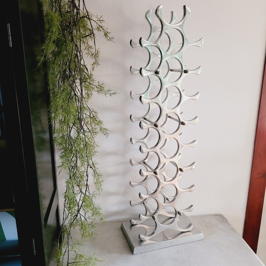 Michael Noll, Design Wijnrek - Botellero - 27 botellas - Aluminio pulido #4.3