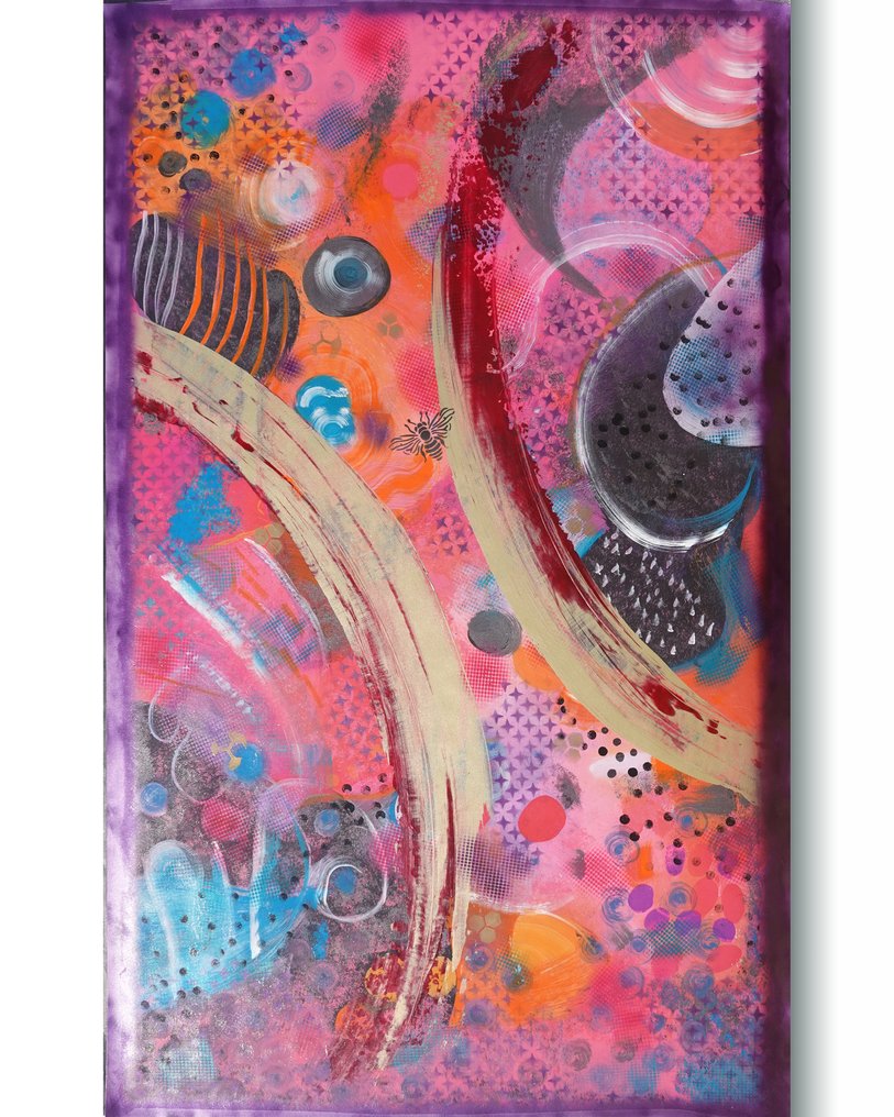 Ksavera - Abstract A1407 - abstract painting on XXL canvas #4.3
