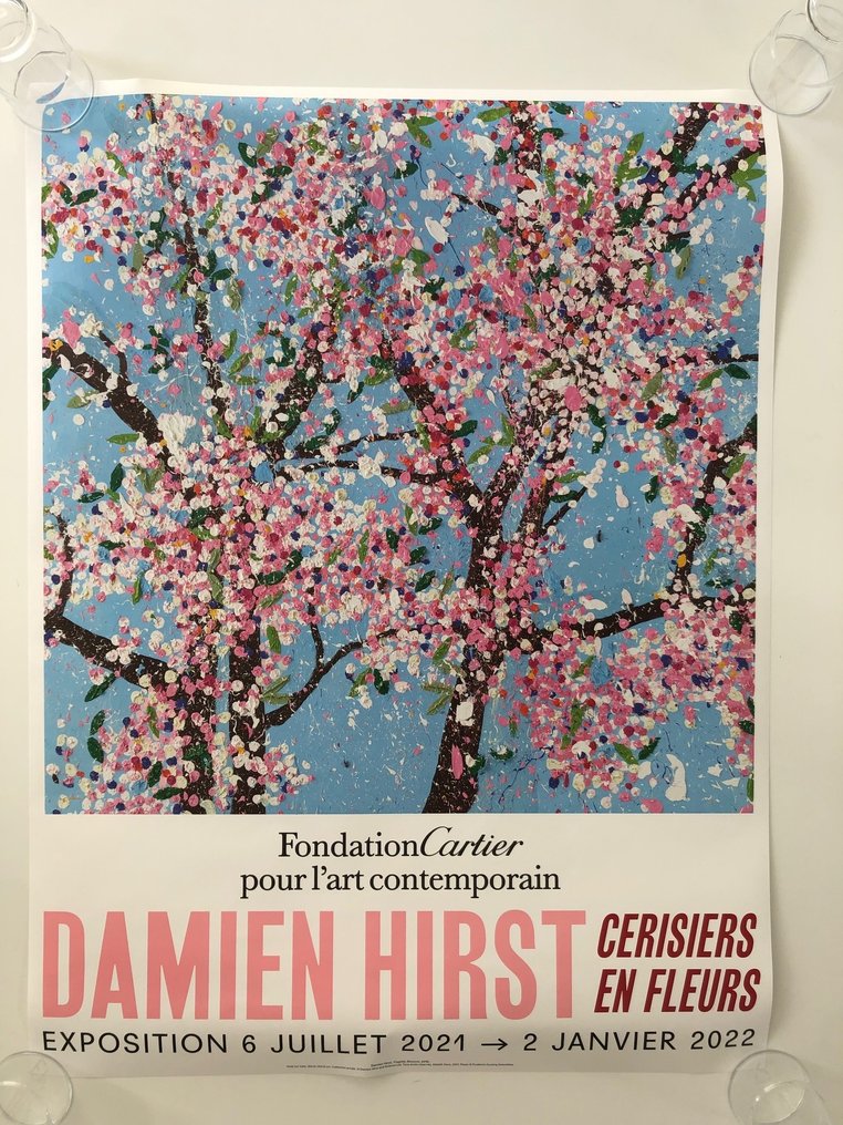 Damien Hirst - Cerisiers en fleurs - poster title Fragility Blossom (1/6) - 2020 r. #1.0