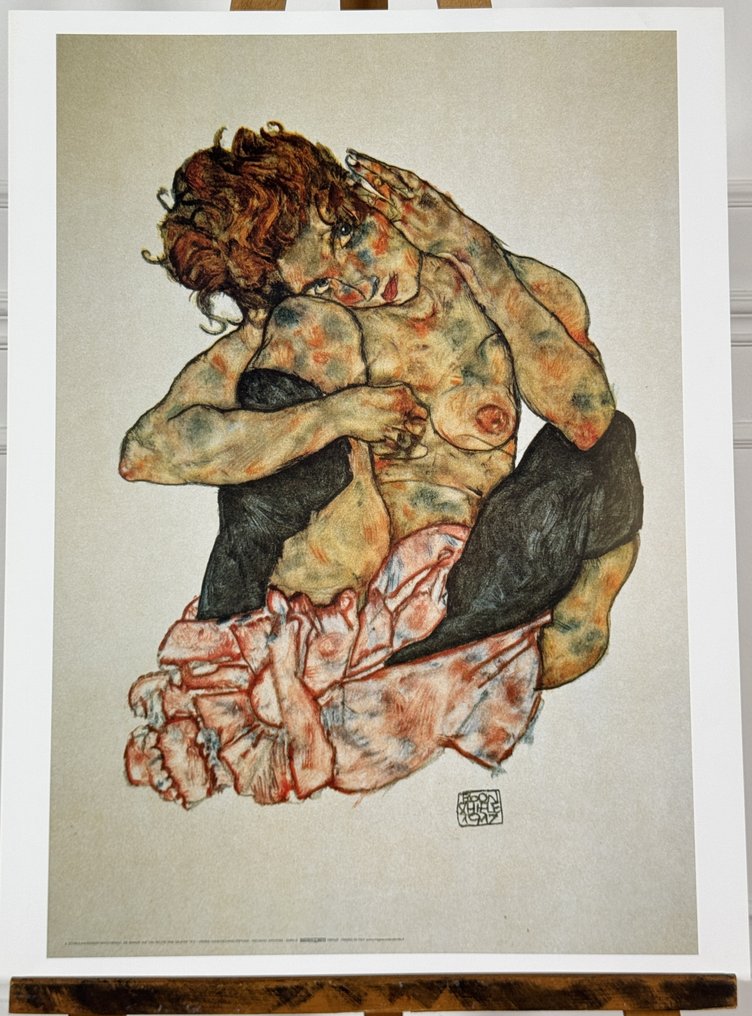 Egon Schiele - Donna accovacciata, 1917 #1.0