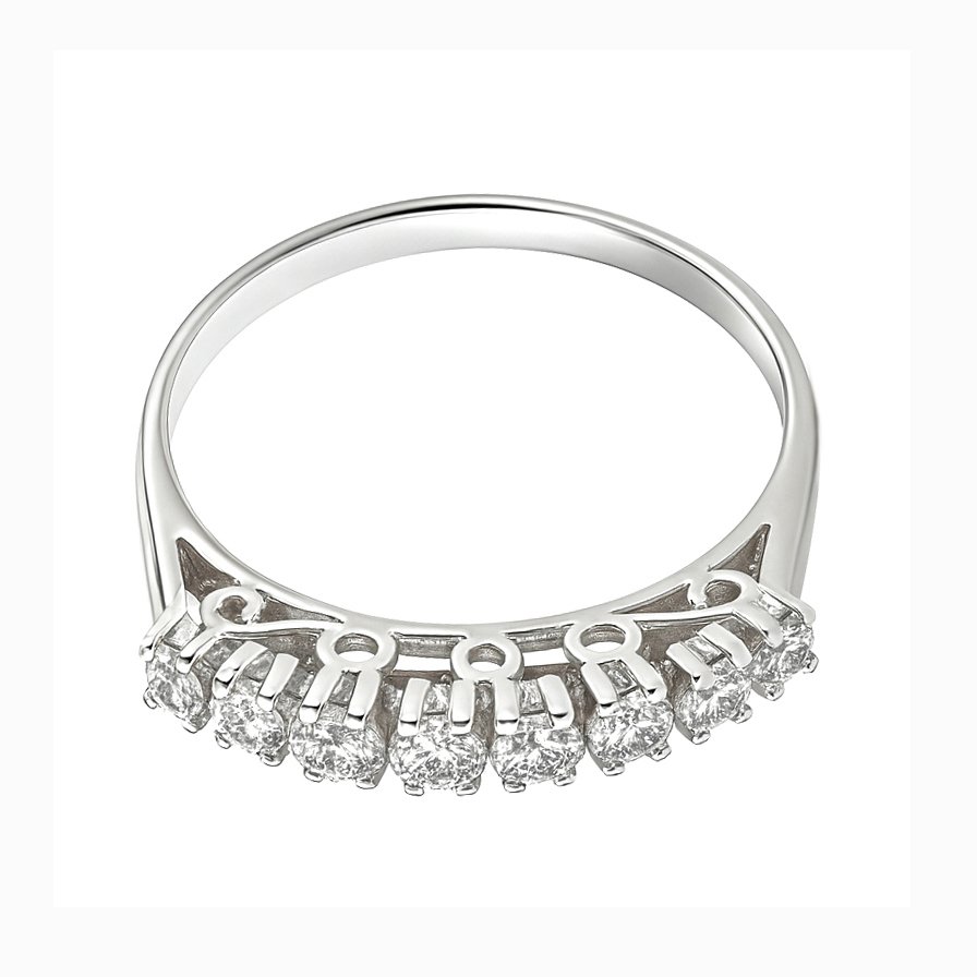 Δαχτυλίδι - 18 καράτια Λευκός χρυσός -  0.24ct. tw. Διαμάντι (Φυσικό)  #2.1