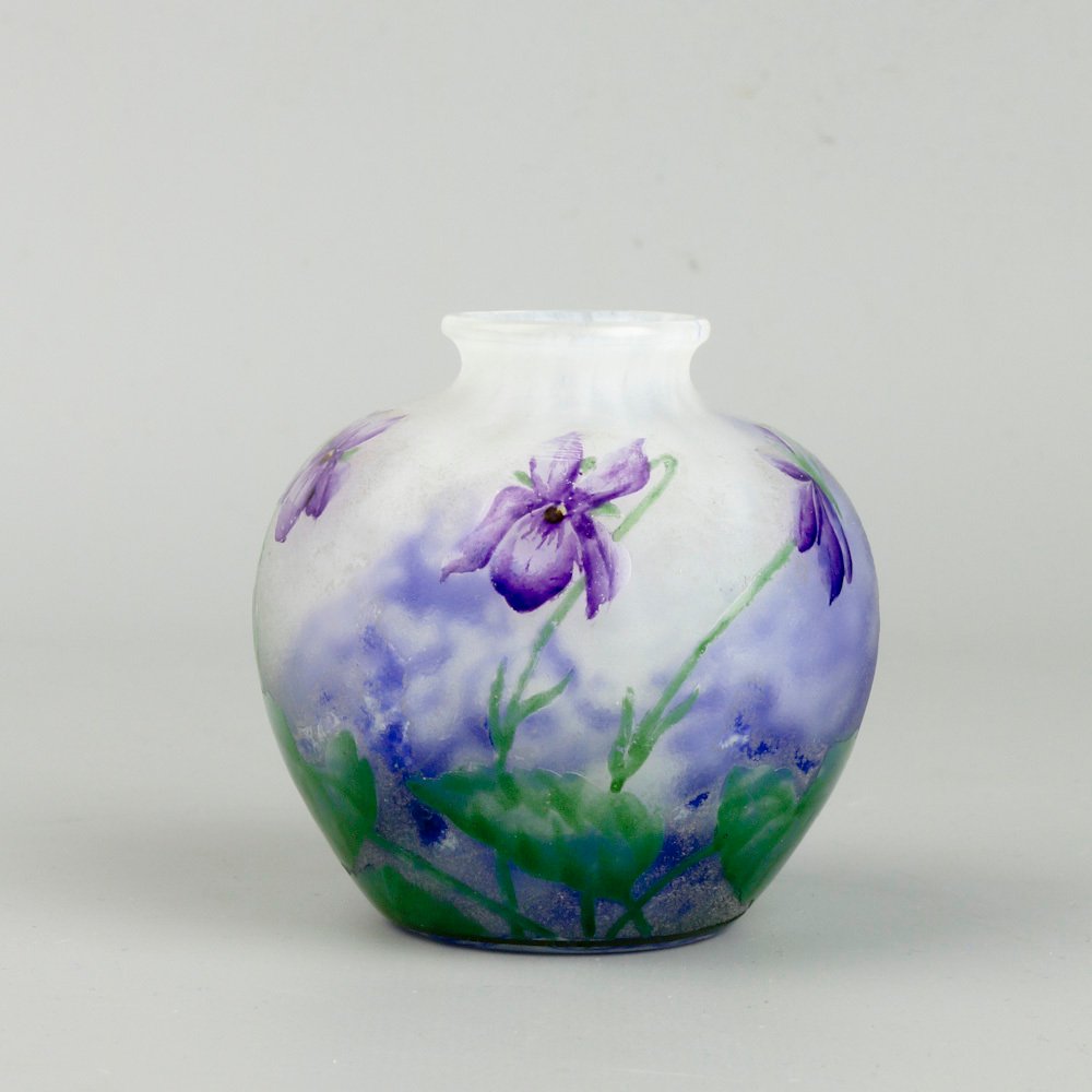 Daum - Daum , Nancy - 花瓶  - 玻璃 - 紫罗兰 #1.0