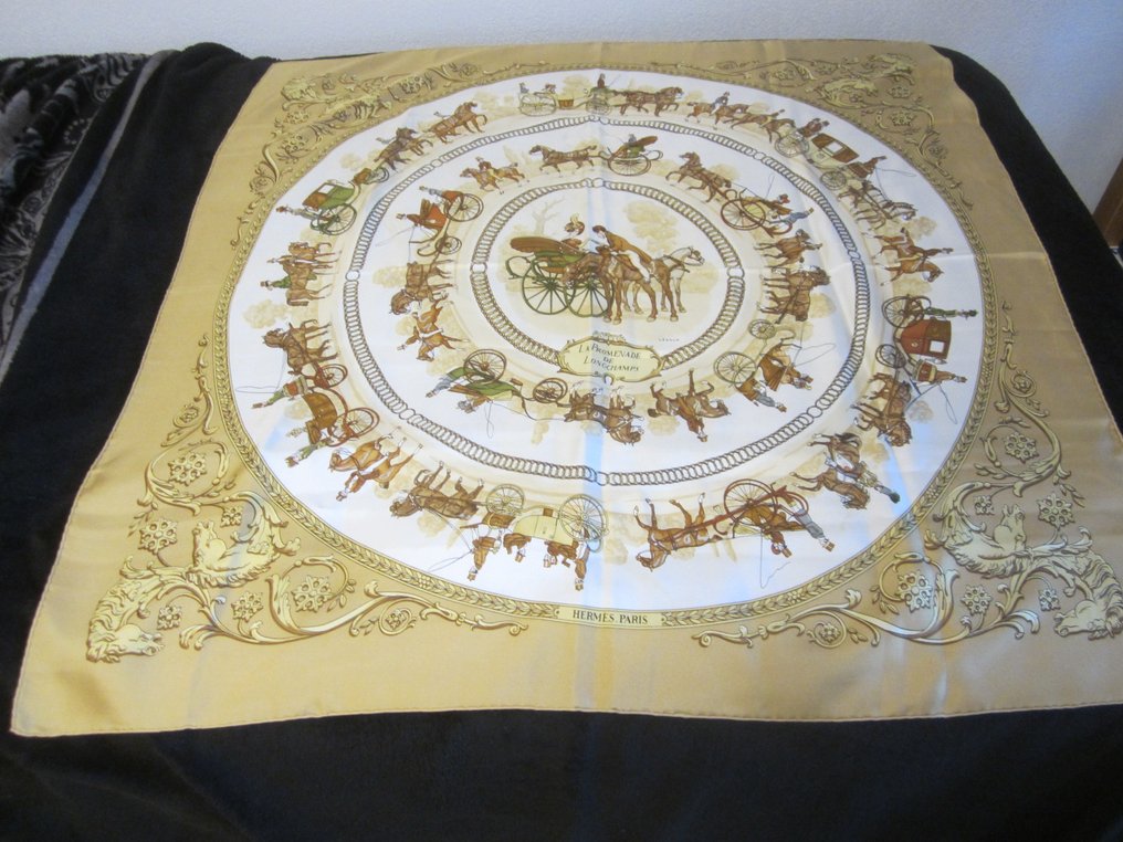 Hermès - La Promenade de Longchamps de LEDOUX - Foulard #1.0