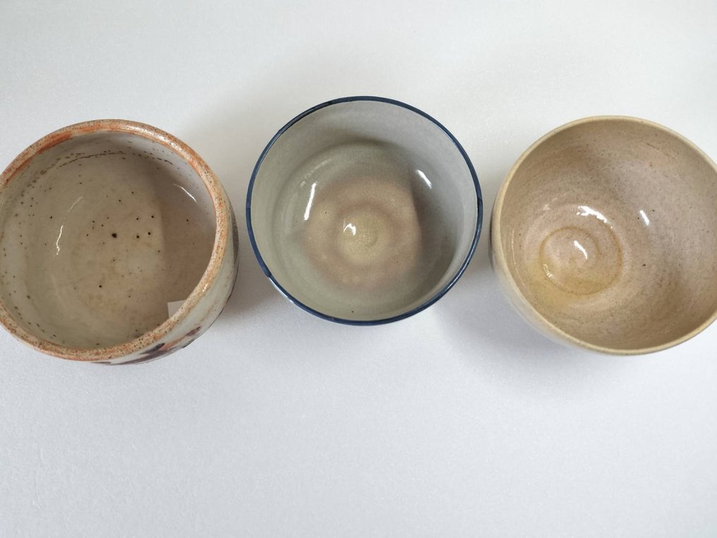 Akahadayama-kiln others - Chawan (3) - Keramikk, Keramikk - ulike teksturer #3.2