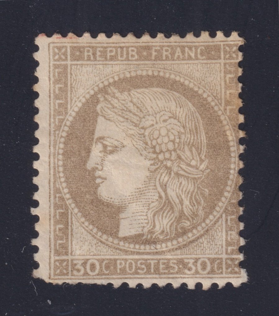 Γαλλία 1871 - Cérès 3e Rép. αρ. 56, καινούργιο*, υπογεγραμμένο Calves, - Yvert #1.0