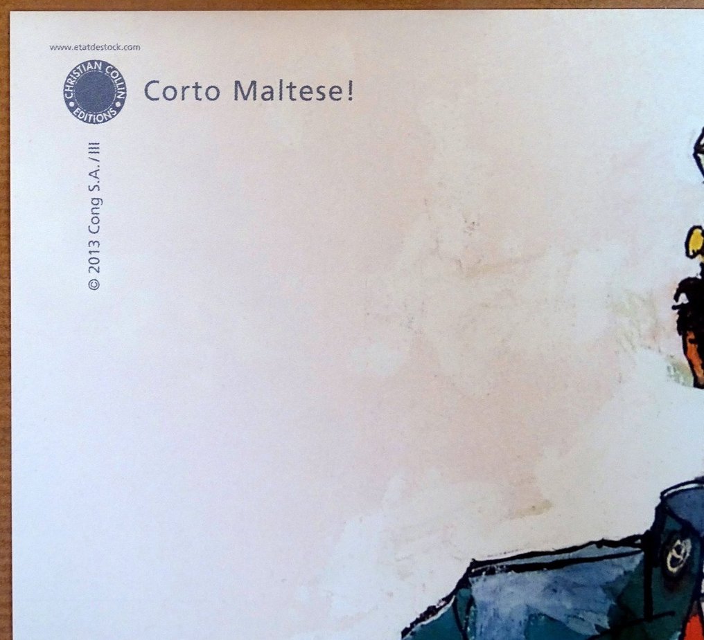 Pratt, Hugo - 1 Offset Print - Corto Maltese - 2013 #2.1
