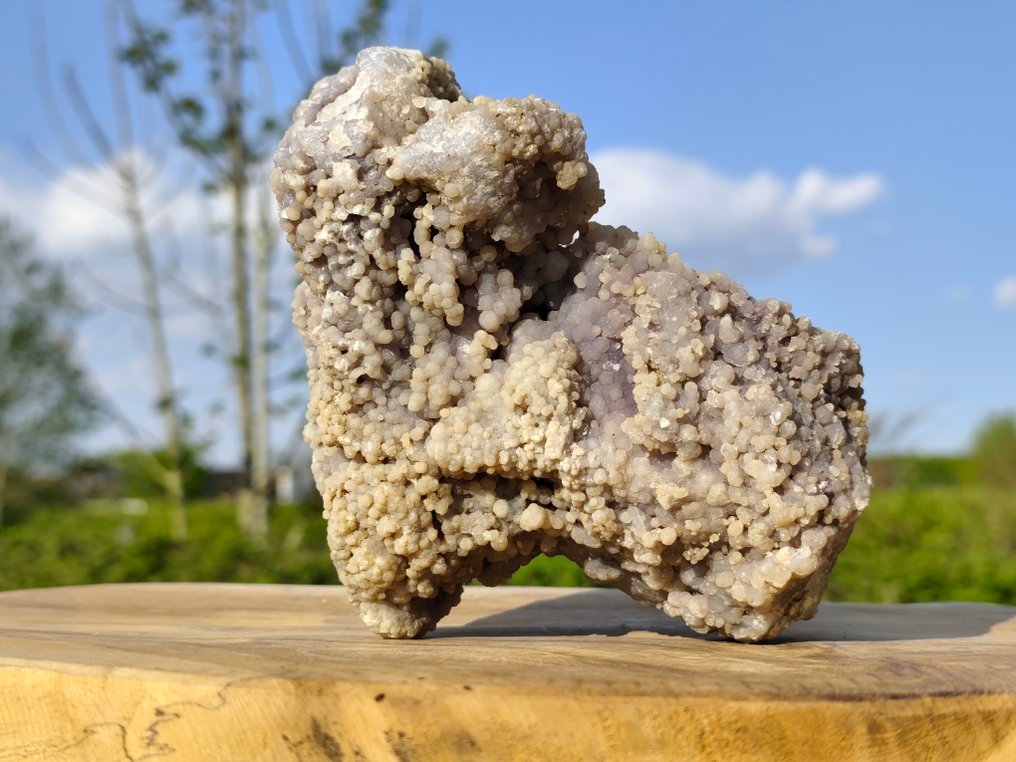 Amazing Big Natural GRAPE AGATE CHALCEDONY specimen from Indonesia Botryoidal - Height: 18 cm - Width: 14 cm- 1.5 kg #3.2