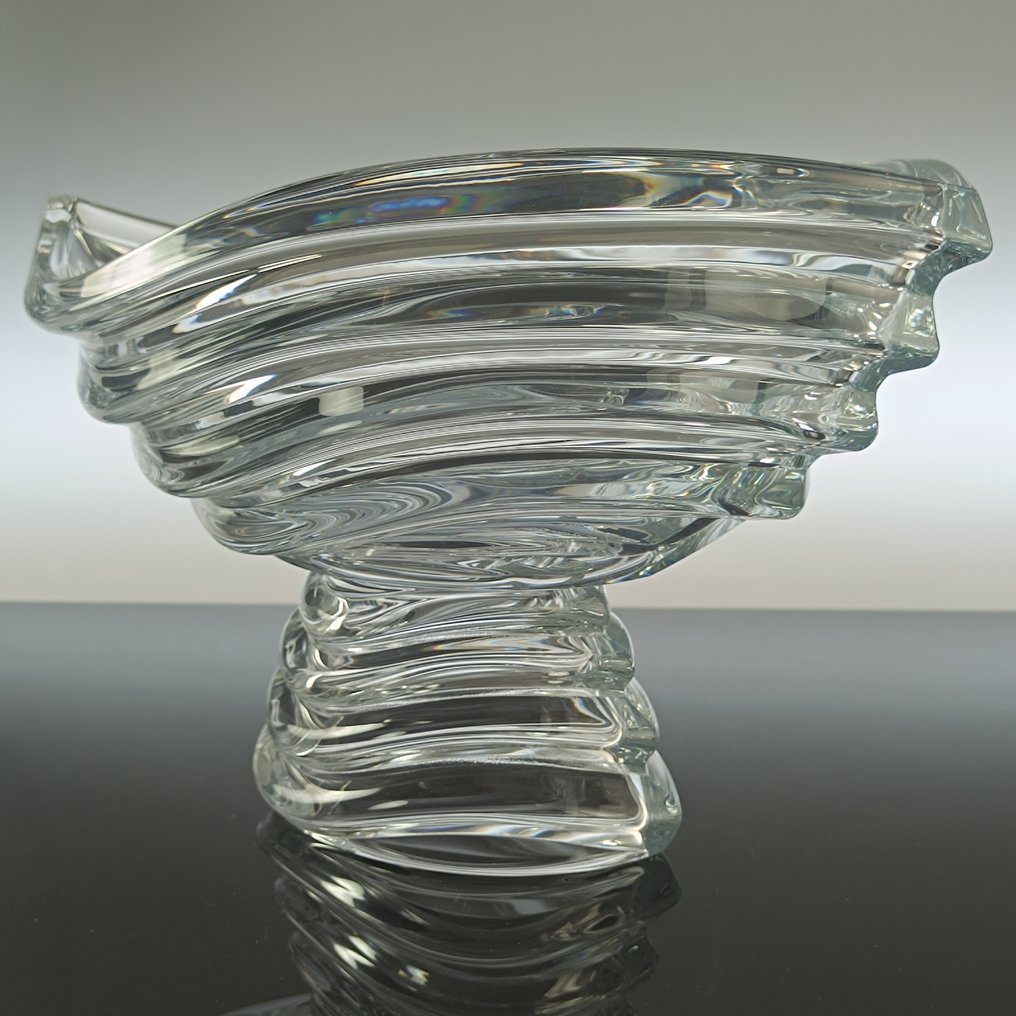 Centrepiece - Wave - Crystal - Bohemian Crystal Bowl #4.3