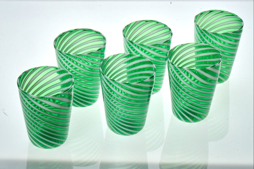 Ribes Atelier - Mariana Iskra - Set di bicchieri (6) - Vetro di Murano - hand maded in Venice #2.1