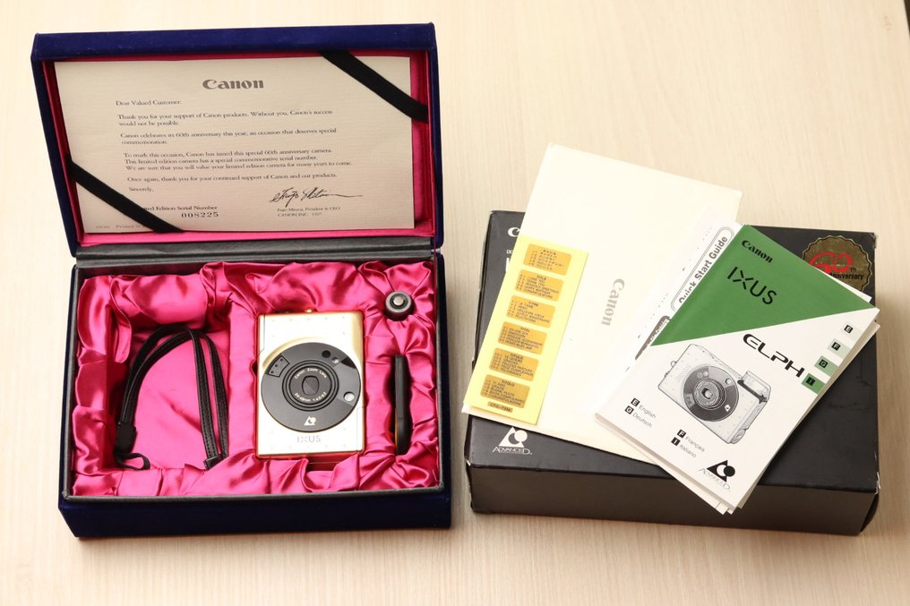 Canon IXUS IX240 Limited Edition, 18K Gold plated Collectors Item | APS Analogue compact camera #1.0