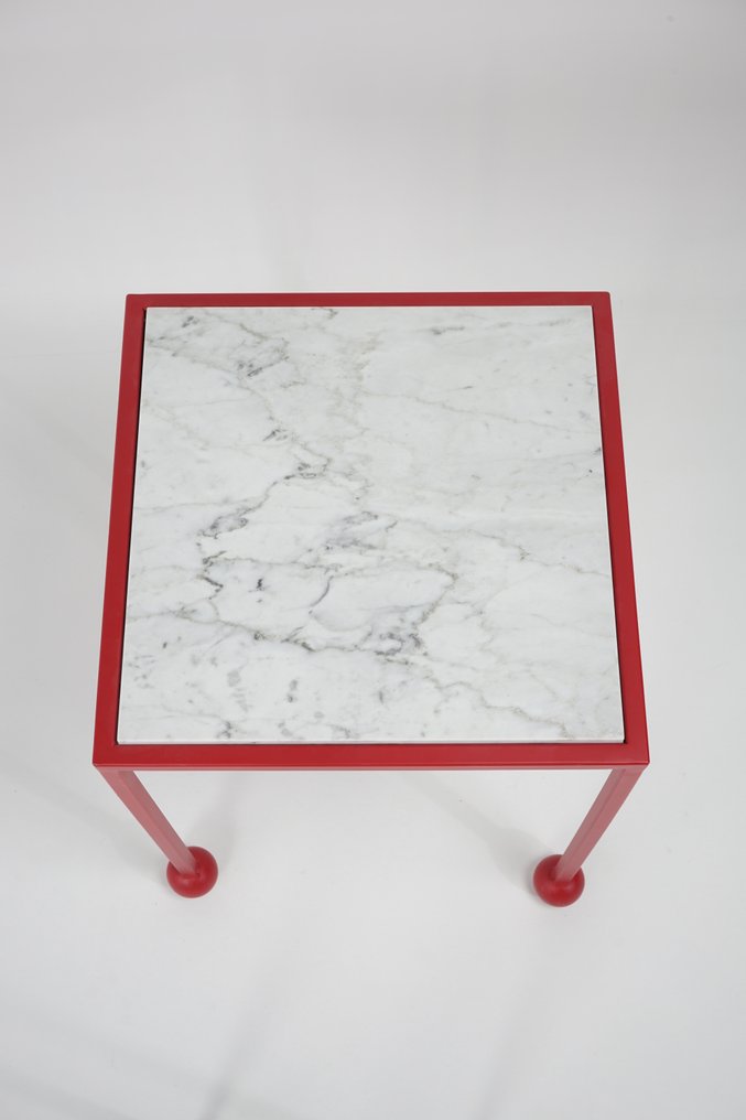 DFlab Studio - Pöytä - Orbit - Teräs, Carrara-marmori - Prototype Sale #4.3