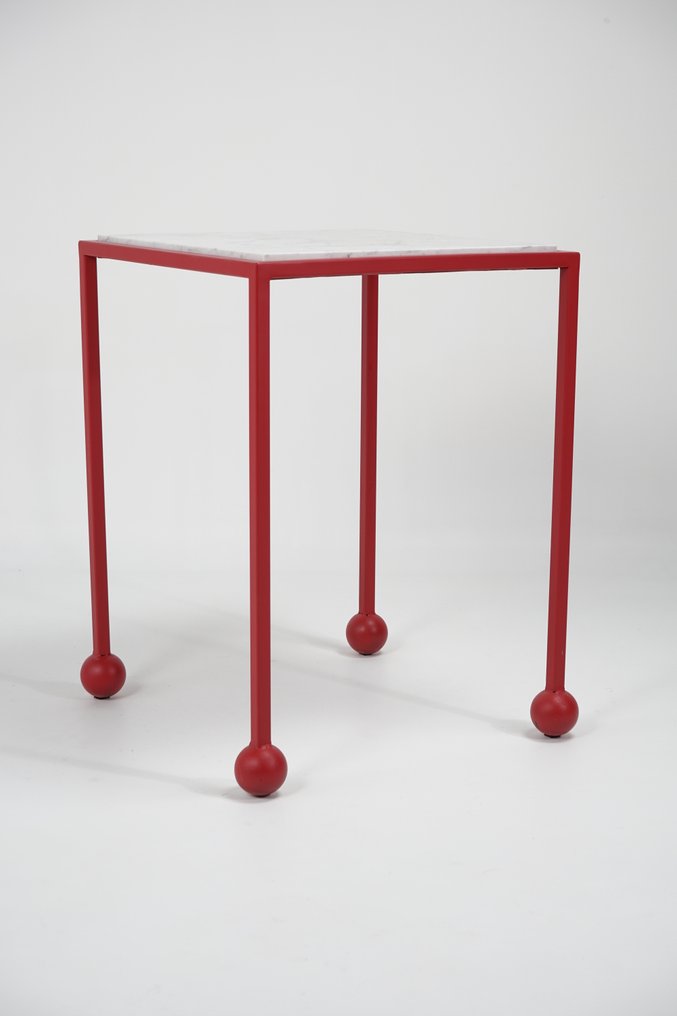 DFlab Studio - Pöytä - Orbit - Teräs, Carrara-marmori - Prototype Sale #3.2