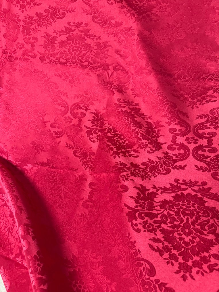 奢华的威尼斯San Leucio红色锦缎面料 - 纺织品  - 2.5 m - 2.8 m #2.1