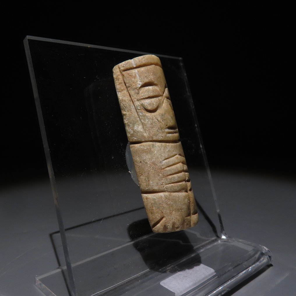 Μιξτέκα, Μεξικό Πέτρα Ειδώλιο φιγούρας. 800-1200 μ.Χ. Ύψος 6 εκ. Ισπανική άδεια εξαγωγής. #1.0