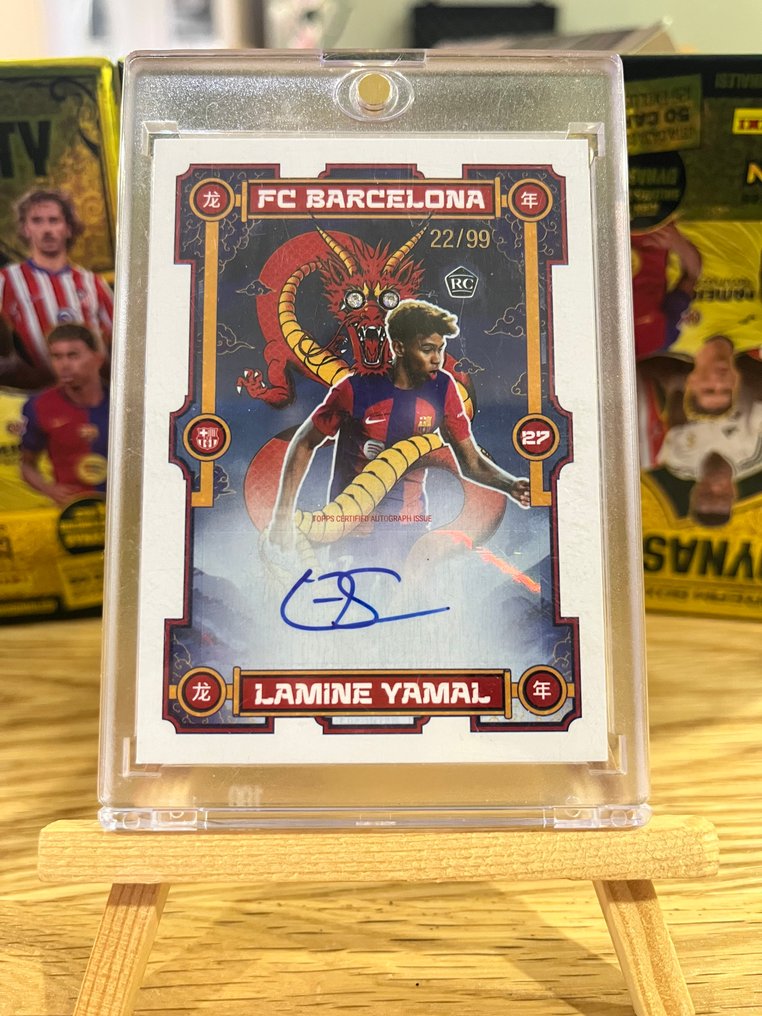 2023/24 Topps Year of The Dragon Lamine Yamal Autograph /99 ROOKIE - 1 Card - 八成新 (NM) #1.0