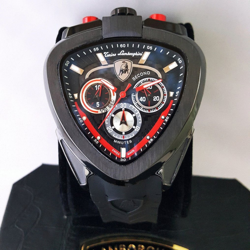 Lamborghini - Swiss Made - Mechanical Sweeping - Rare - Bullhead - Chronograph - New - Herren - 2025 #1.0