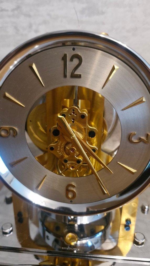 Atmos-kello, Caliber 519 - Jaeger-LeCoultre -   Messinki, Lasi, Kromi - 1940-1950 #2.1
