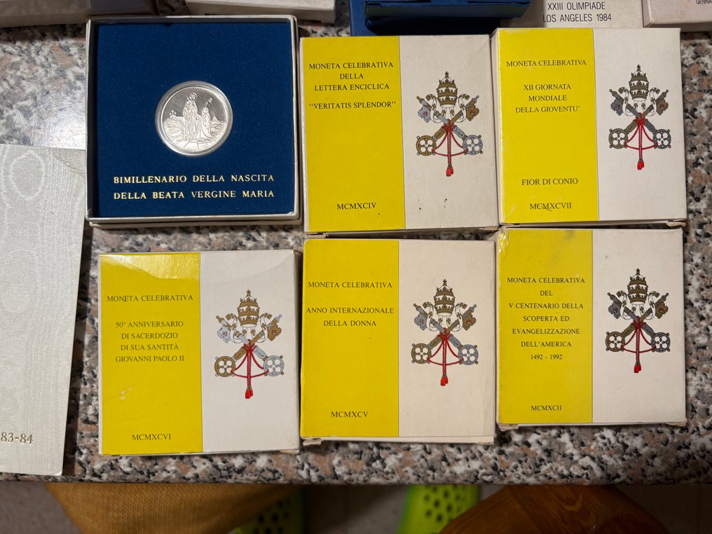 教廷, 意大利, 加拿大, 美国. Collection of coins sets #2.1