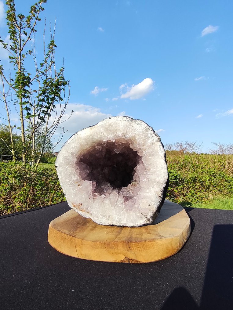 大型紫水晶隧道晶簇 独一无二的自然奇观 晶球 - 高度: 30 cm - 宽度: 22 cm- 10.06 kg #4.3