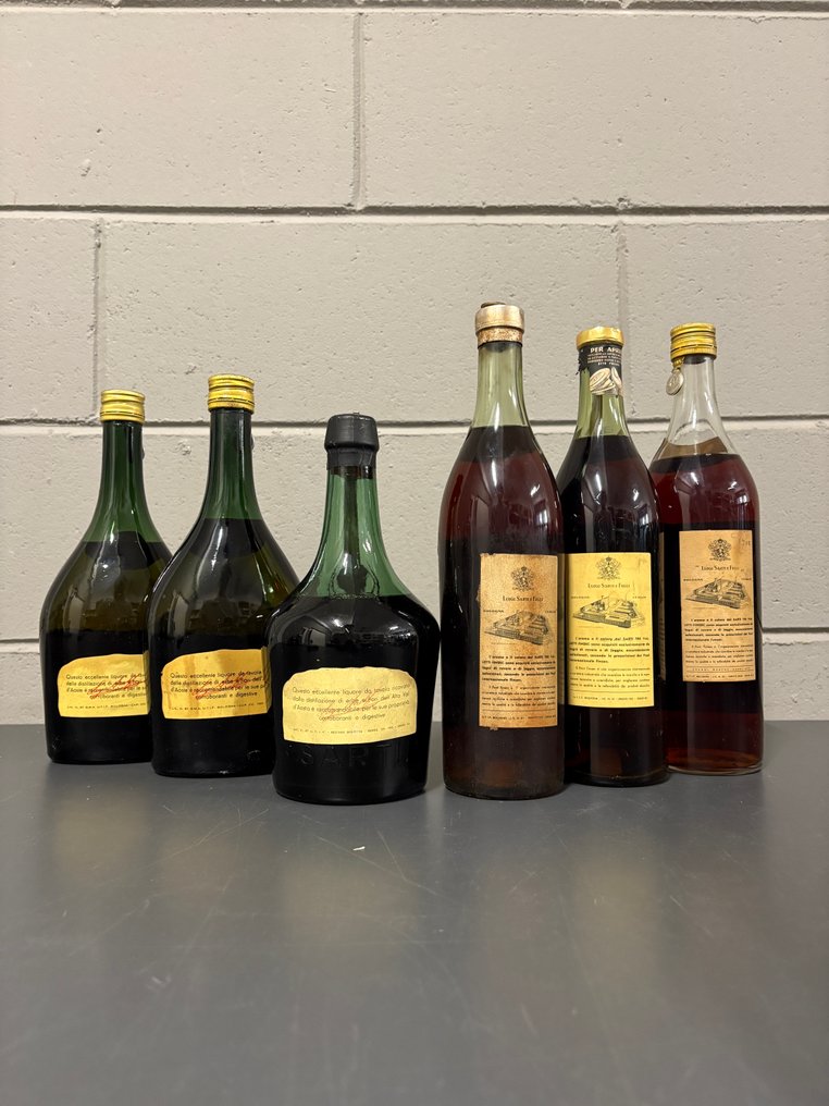 Sarti - Finsec (x3) + Saint Rhemy (x3) - b. 1950er Jahre, 1940er Jahre - 75 cl - 6 flaschen #1.0